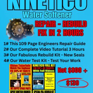 Kinetico Repair Kits - Rebuild Kits - Discount - 3 Complete Kits