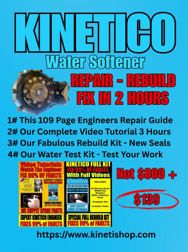 Kinetico Repair Kits - Rebuild Kits - Discount - 1 Complete Kit